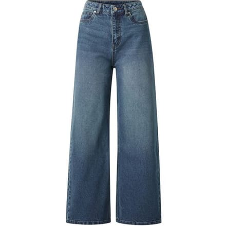 ESMARA Dames jeans - Wide leg (Blauw, 36)