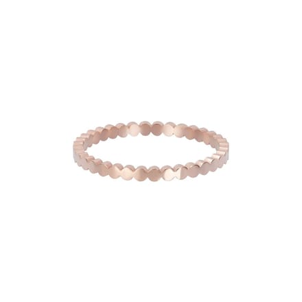 Fame-Flat Circles-Rosé goudkleurig-Dames Ring