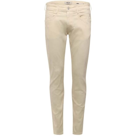 Replay Slim-fit herenjeans van katoenmix (Wit)