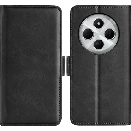 Comfycase Xiaomi Redmi 14C Bookcase Hoesje Zwart