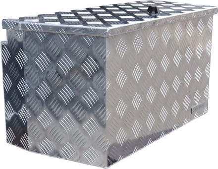 Aluminium traanplaat disselkist 760x380x400 mm