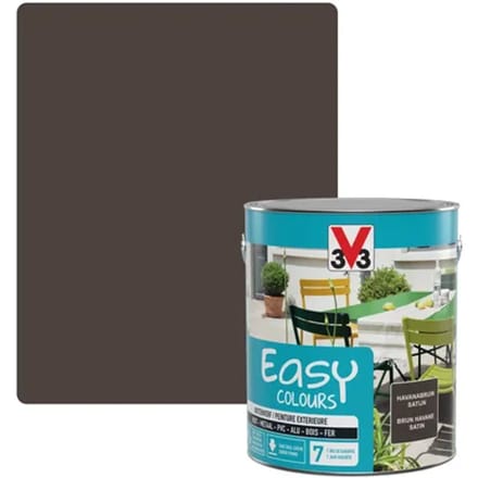 V33 Buitenverf Easy Colours - Havanabruin - Zijdeglans 2.5l