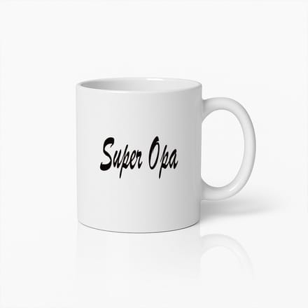 Super Opa Koffiemok – Perfect Cadeau voor Liefdevolle Grootvaders – Duurzaam en Stijlvol