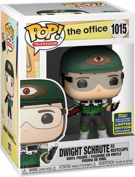 Funko Pop! Television: The Office - Dwight Schrute as Recyclops #1015 Convention Exclusive [Box cond