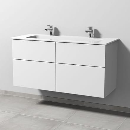 Sanipa 3way combination 120 cm, 4 drawers with push to open SM48343