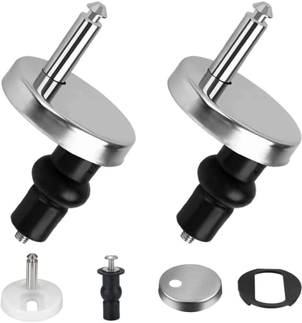 Universele WC Bril Schroeven Top Fix Bevestiging Set met Rubberen Pluggen