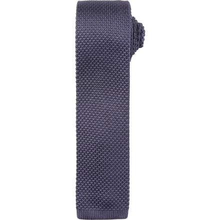 Premier Unisex gebreide stropdas voor volwassenen (Staal)