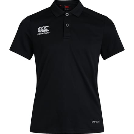 Canterbury Dames/Dames Club Dry Poloshirt (Zwart)