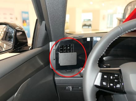 Brodit ProClip houder geschikt voor Opel Astra 2022 - Angled mount