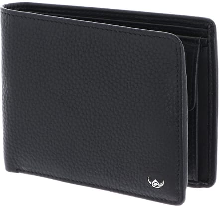 Golden Head Leren portemonnee Capri RFID Protect Scheintasche 1138 Schwarz zwart