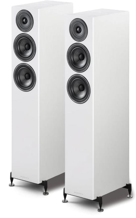 Wharfedale Diamond 12.4 Vloerstaande Speakers - Hifi Stereo Set - Passieve Speakers - 2,5-Weg Luidsprekers - Wit