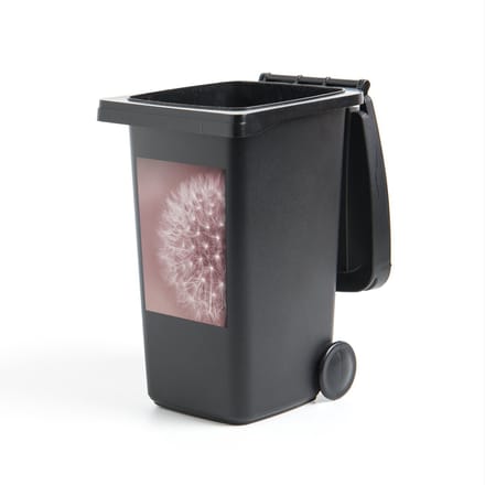 Container sticker Bloemen - Paardenbloem - Roze - 40x60 cm - Kliko sticker