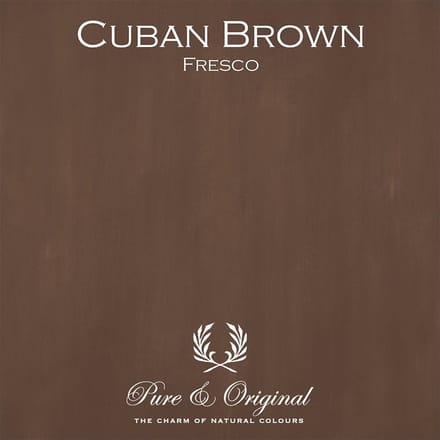Pure & Original Fresco Kalkverf Cuban Brown 1 L