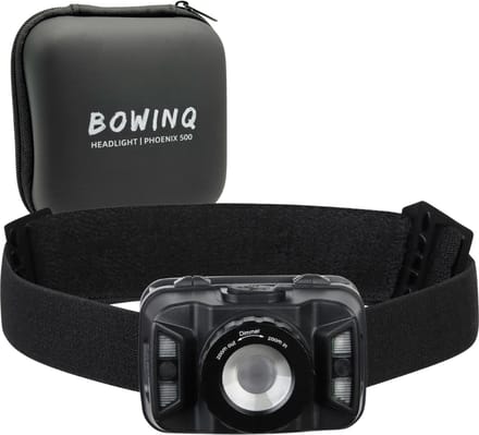 BOWINQ® - Phoenix 500 - Hoofdlamp - LED - Oplaadbaar - USB-C - Bewegingssensor - Zoomfunctie - Kantelfunctie