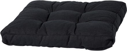Madison - Florance Rib Zwart - Loungekussen - Zitkussen - 60x60cm