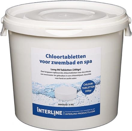 Interline Chloortabletten 10 kg (200 gram)