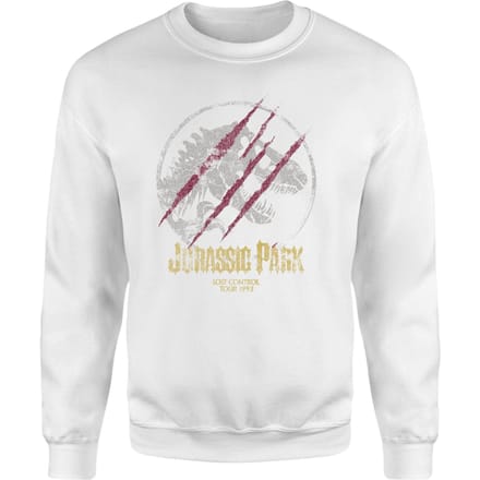 Jurassic Park Lost Control Sweatshirt - White - S