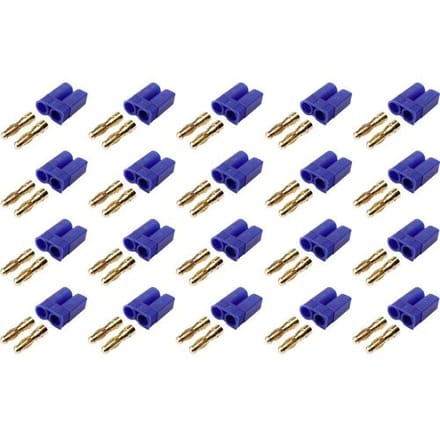 Reely 1399712 Accupack stekker EC5 Verguld 20 stuk(s)