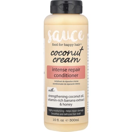 Sauce Beauty, Intense Repair Conditioner, Coconut Cream, 10 fl oz (300 ml) beige
