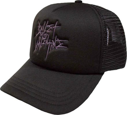 Bullet For My Valentine - Purple Logo Trucker pet - Zwart