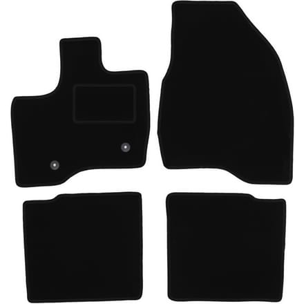 Zwarte veloursmatten voor: Ford Explorer MK5 SUV (2010-2019)