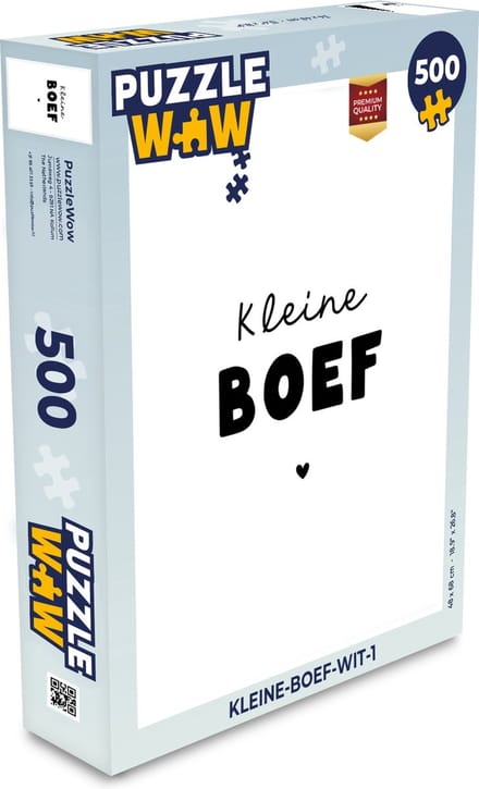 Puzzel Kinderen - Quotes - Kleine boef - Spreuken - Legpuzzel - Puzzel 500 stukjes