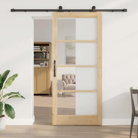 vidaXL - Schuifdeur - ORKDAL - Naturel - 93 - x - 211 - cm