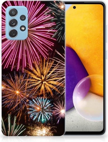Samsung Galaxy A72 Silicone Back Cover Vuurwerk