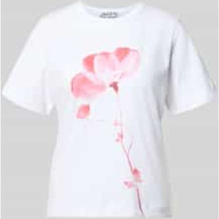 t-shirt met ronde hals en motiefprint