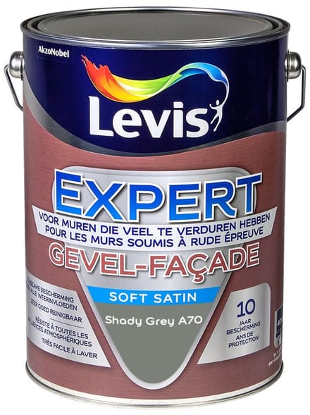 Levis - Expert Gevel Mix - Shady Grey A70 - Mengverf - 5 L