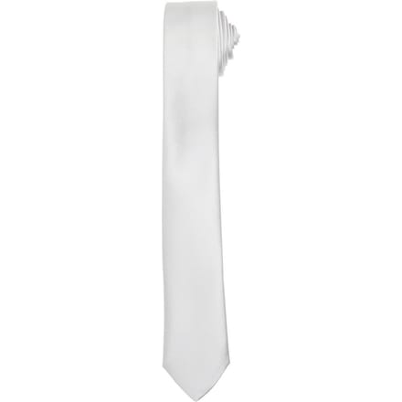 Premier Unisex Slanke Stropdas Volwassenen (Zilver)