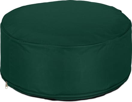 opblaasbare poef - buitenpoef - 26 x 56 cm - outdoor - groen
