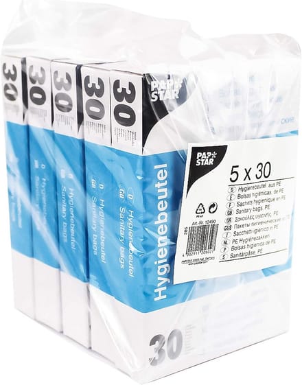 Hygiënische Zakken met Dispenserdoos - 10 Stuks - Wit