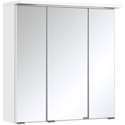 HELD Badkamer spiegelkast Bologna 3D (LED-inbouwlamp, wit, 60 cm)