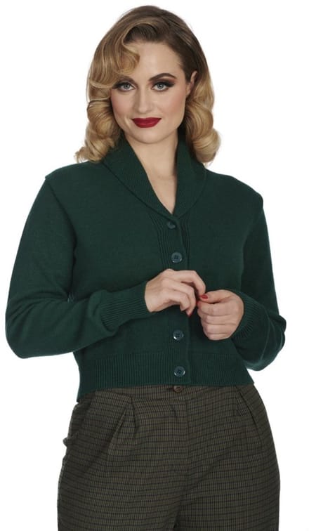 Banned - Violet Cardigan - L - Groen