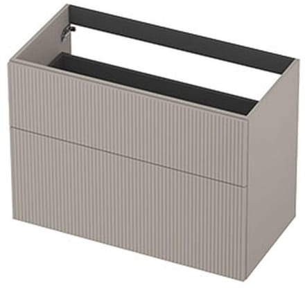 INK - Onderkast 2L A-sym Gelakt Gefr. Front - 900x450x650 Mm - Kasjmier Grijs
