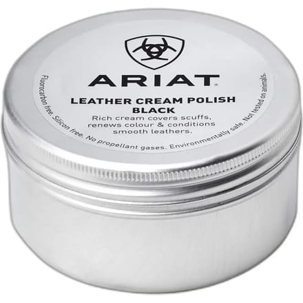 Ariat Leather Polish Creme 100 ml Zwart - ONE