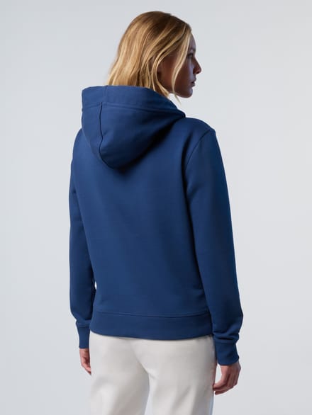 North Sails Hoodie V-hals met North Sails-print