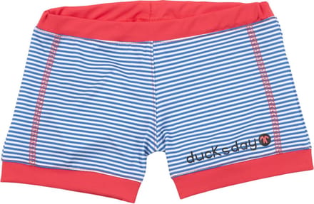 Ducksday - zwembroek - unisex - Blue stripe - UPF50+ - UV werend - 2 jaar - 86/92