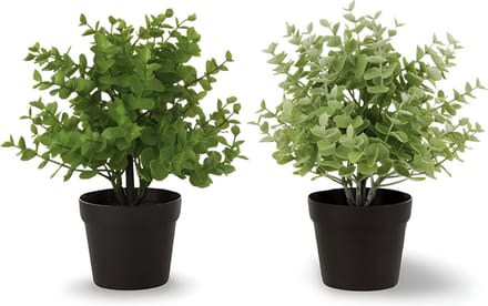 Kunstplant Vetplant In Pot 2 st. - 25 cm
