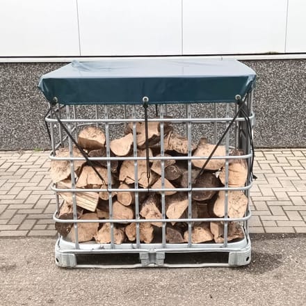 Afdekzeil IBC 120x100 cm grijs premium
