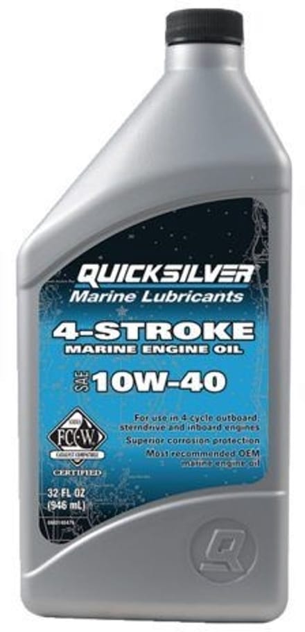 10W40 4-takt motorolie 1L Quicksilver 8M0180933