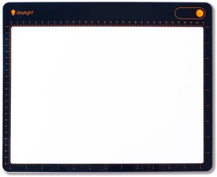 Daylight Tabla Go E35121 - Lichtbox - A4 formaat - Met accu- Dimbare led verlichting in 3 stappen - Zwart
