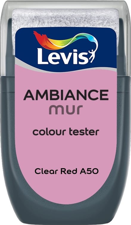 Levis - Muurverf Kleurtester Mat Mix - Clear Red A50 - Mengverf - 30 Ml