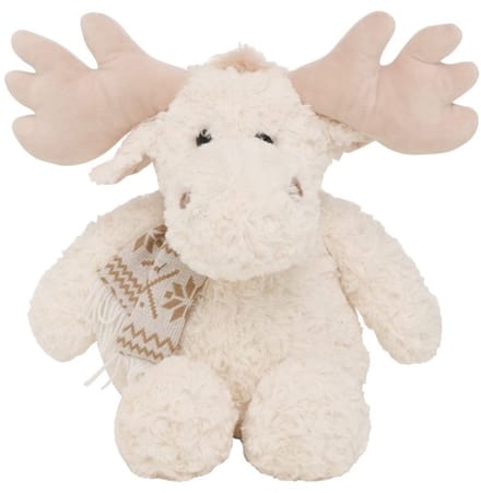 Boltze - Pluche - Eland - Manuel - Knuffel - Beige - 36x36x36 cm - Wasbaar 30°C - Zachte Plush