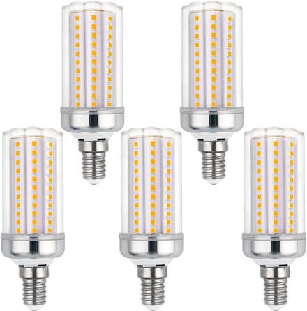 LED-lamp E14 16W Koud Wit 6000K - Set van 5 stuks met 360 graden Lichtopbrengst