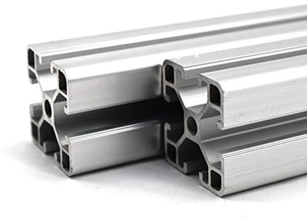 Aluminium profiel groef 8 40 x 40 mm 1000 mm