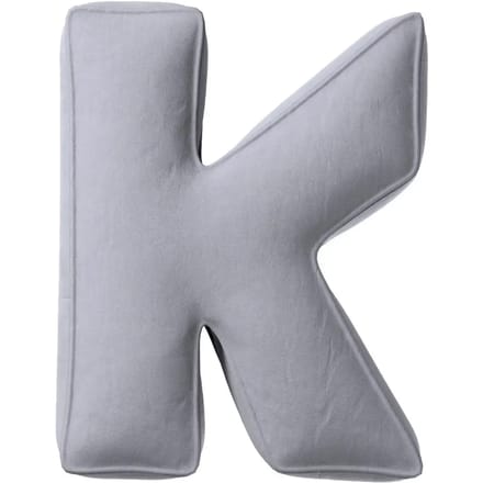 Kussen letter k Yellow Tipi Posh Velvet