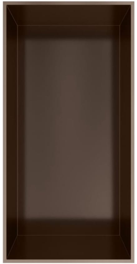 Hotbath &More Inbouwnis - 30 x 15 x 10 cm - Frameless - Tuscan Bronze