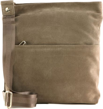 MANDARINA DUCK Leren Schoudertas Mellow Velvet Crossover Taupe Bruine